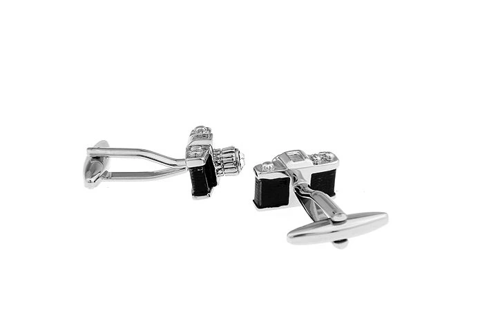 Black Quirky Brass Cufflinks for Men