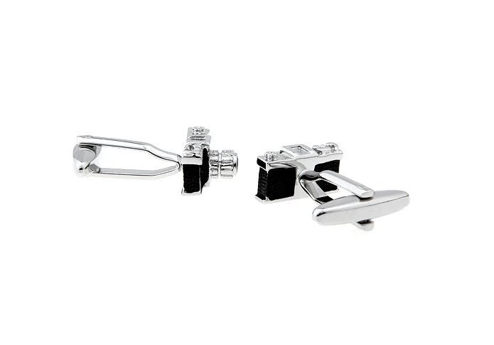 Black Quirky Brass Cufflinks for Men