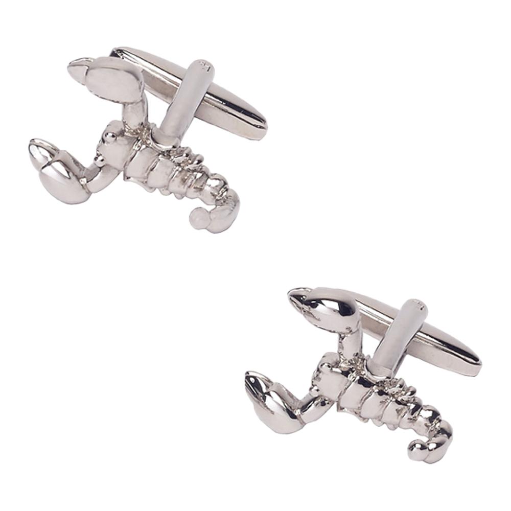 Silver Quirky Brass Cufflinks for Men