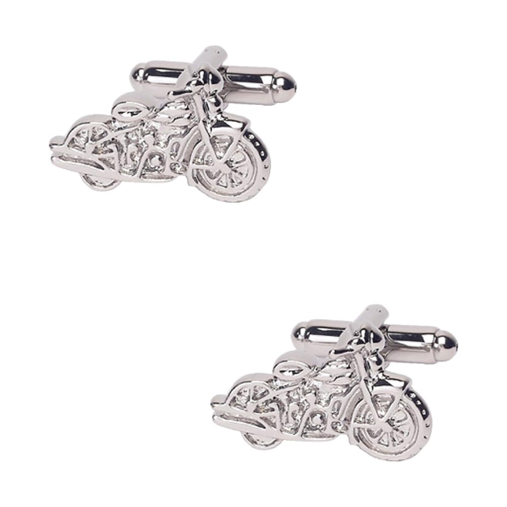 Silver Quirky Brass Cufflinks for Men