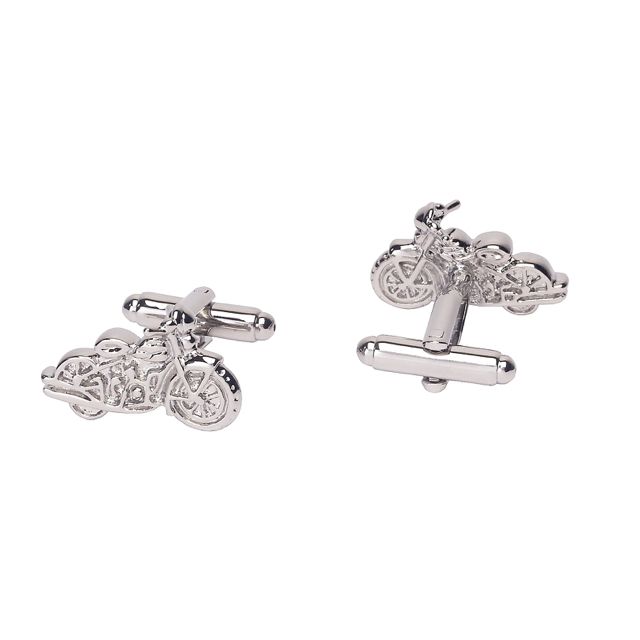 Silver Quirky Brass Cufflinks for Men