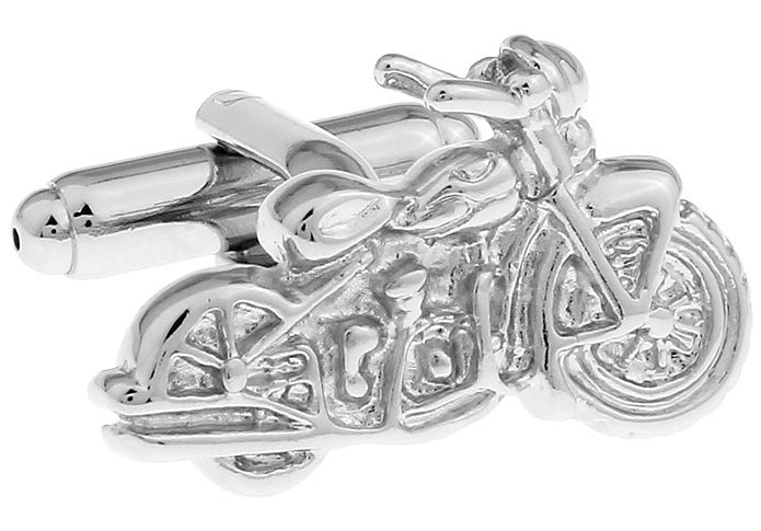 Silver Quirky Brass Cufflinks for Men