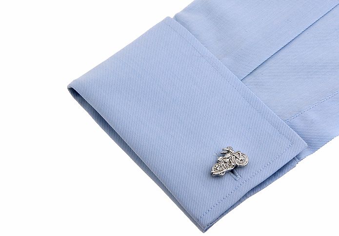 Silver Quirky Brass Cufflinks for Men
