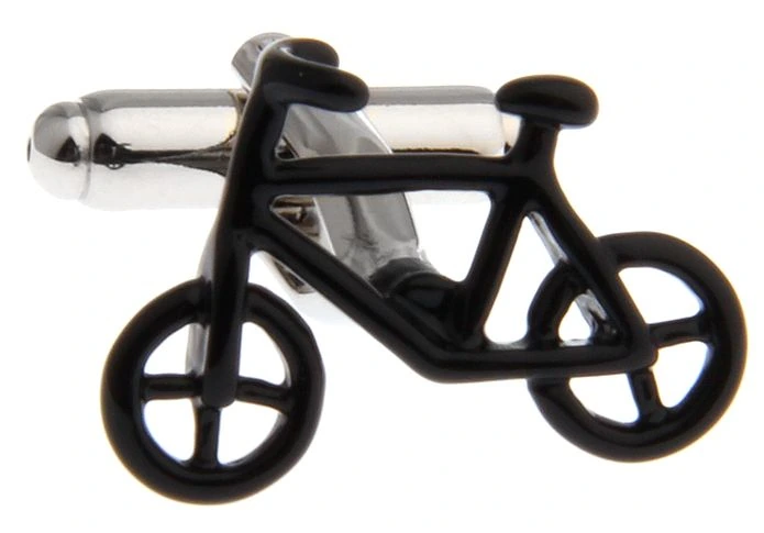 Black Quirky Brass Cufflinks for Men
