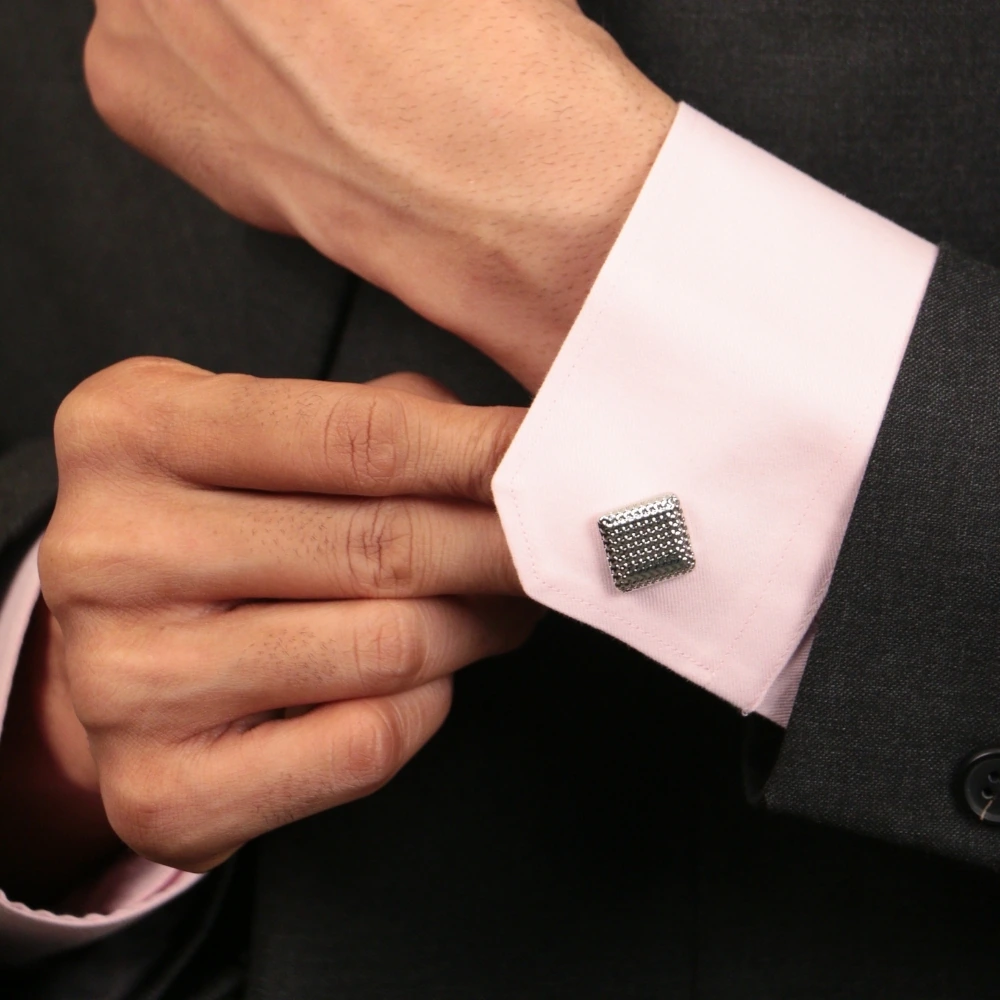 Silver Formal Brass Cufflinks for Men