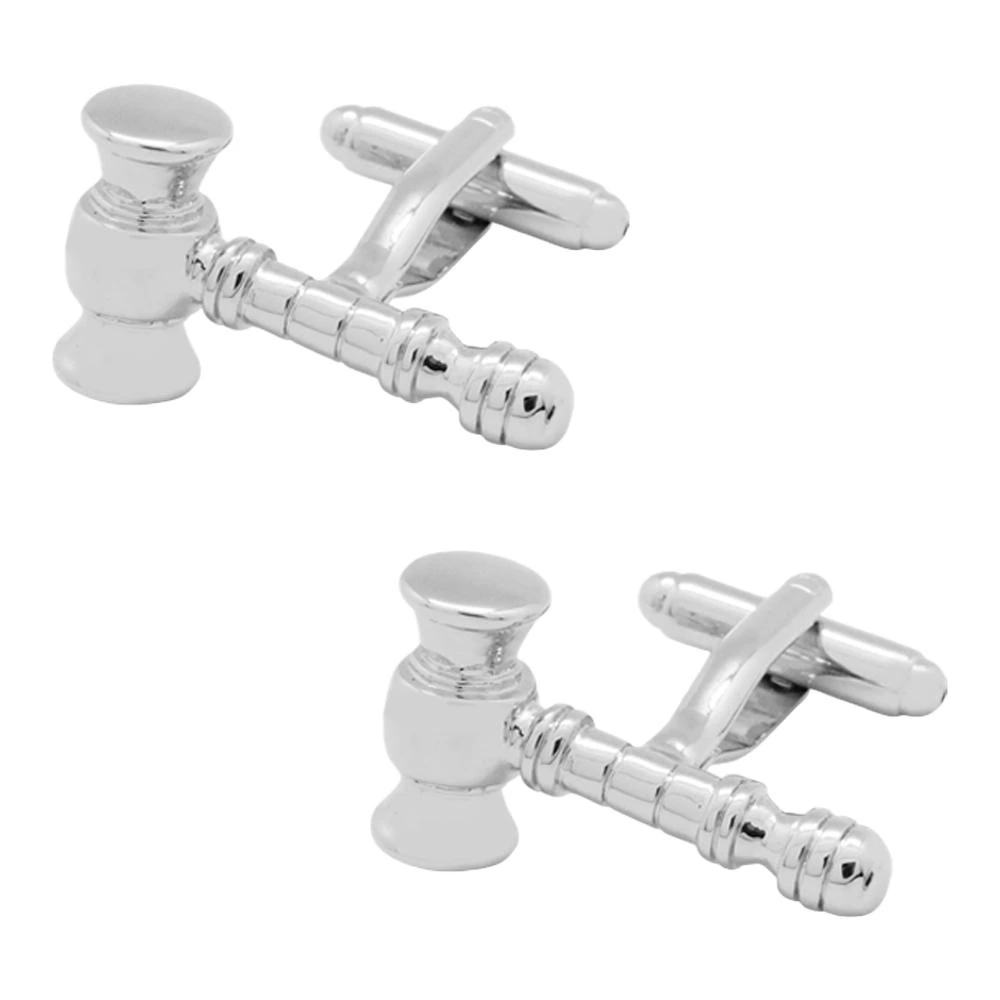 Silver Quirky Brass Cufflinks for Men
