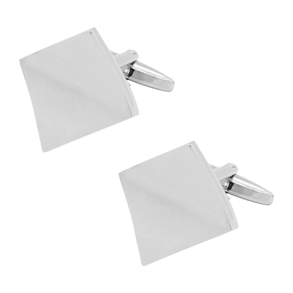 Silver Quirky Brass Cufflinks for Men
