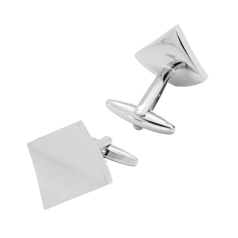 Silver Quirky Brass Cufflinks for Men