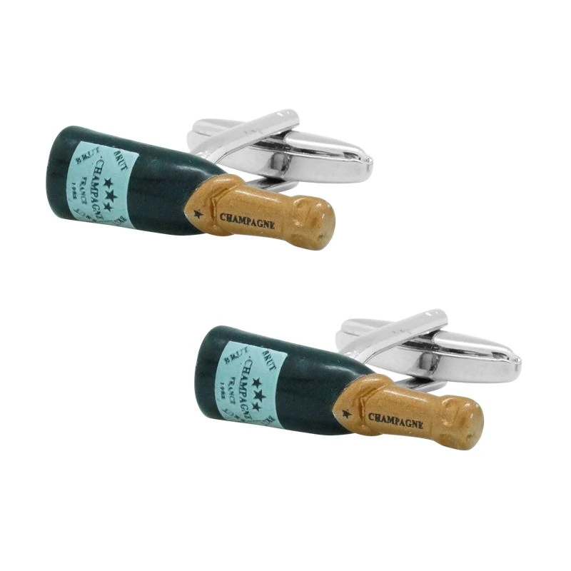Black Quirky Brass Cufflinks for Men