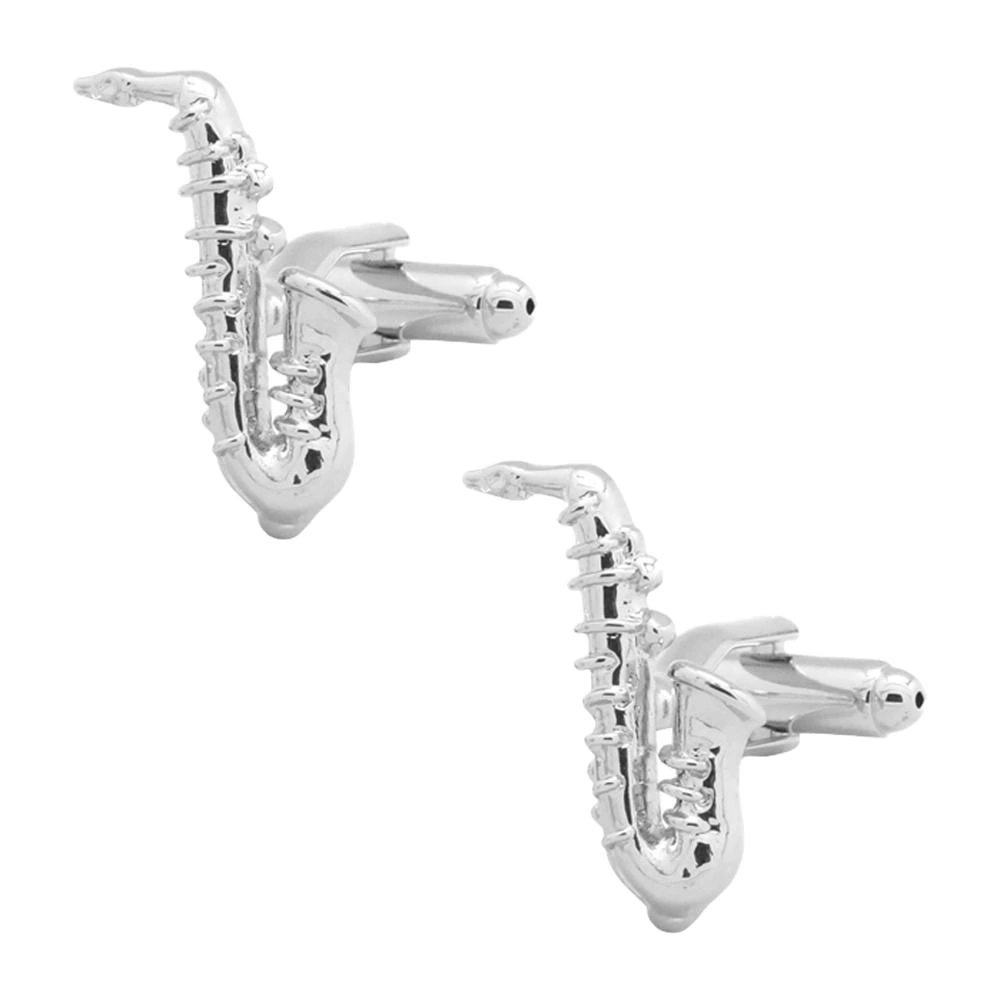 Silver Quirky Brass Cufflinks for Men