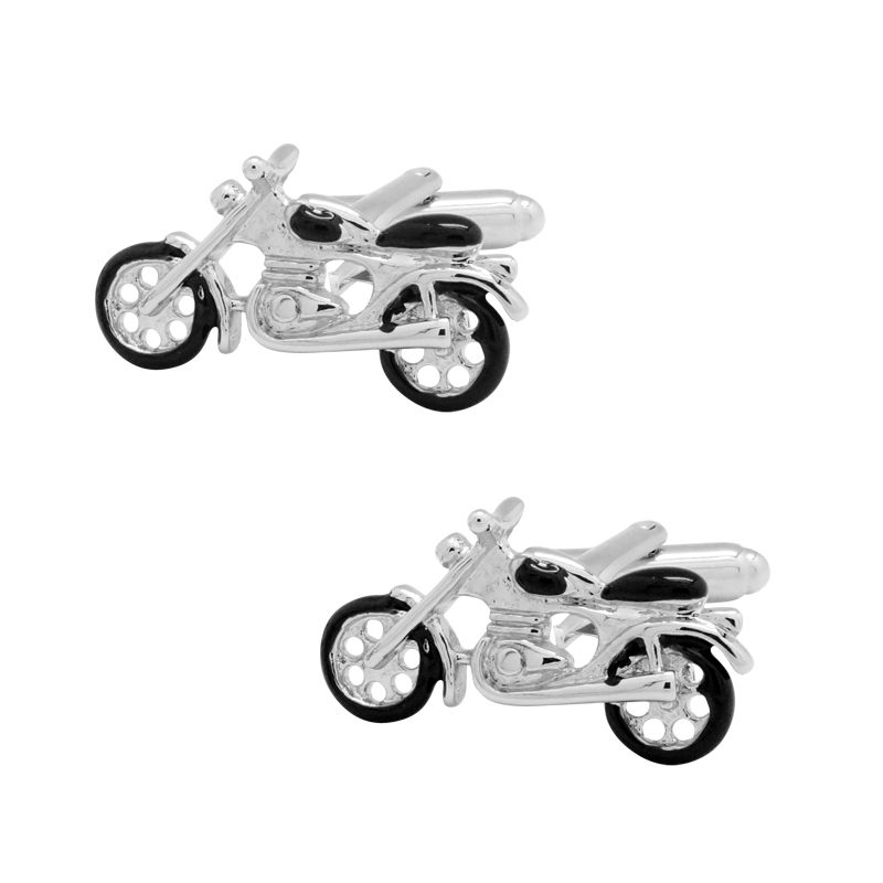 Black Quirky Brass Cufflinks for Men