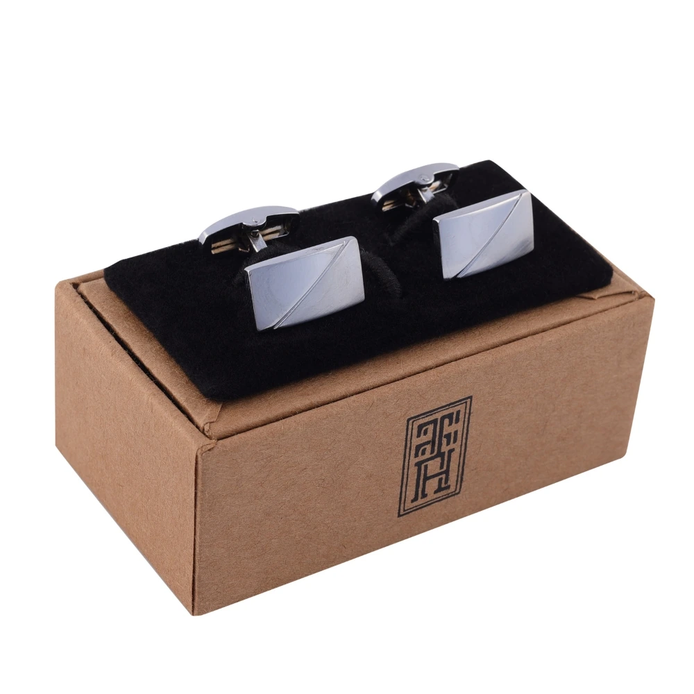 Silver Formal Brass Cufflinks for Men