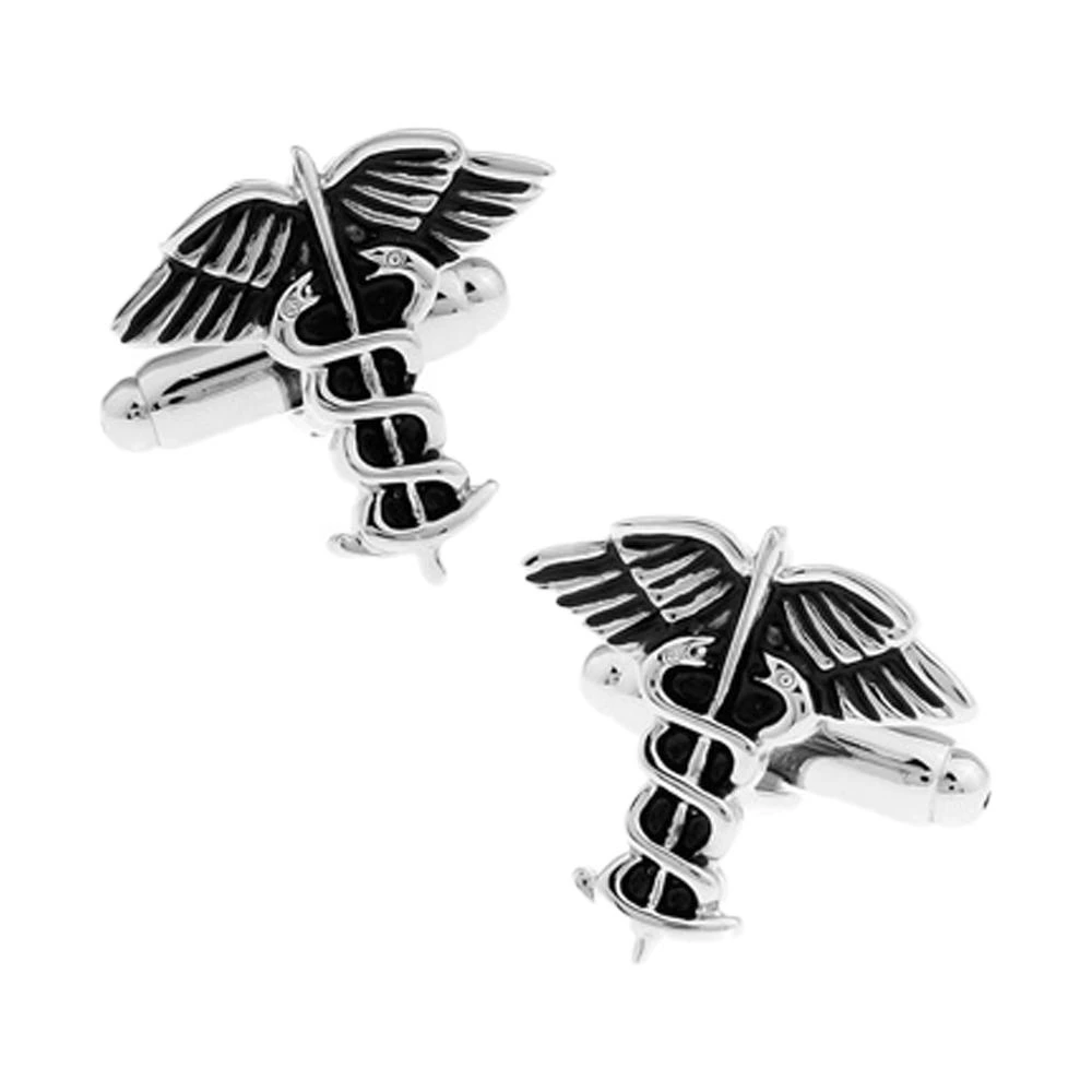 Black Quirky Brass Cufflinks for Men