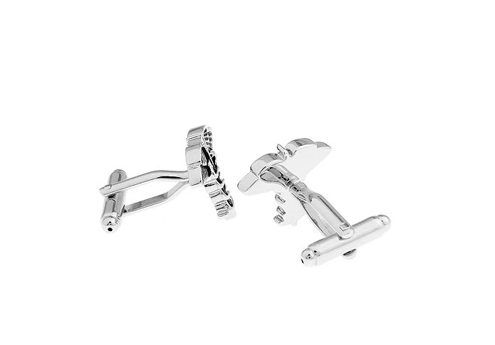 Black Quirky Brass Cufflinks for Men
