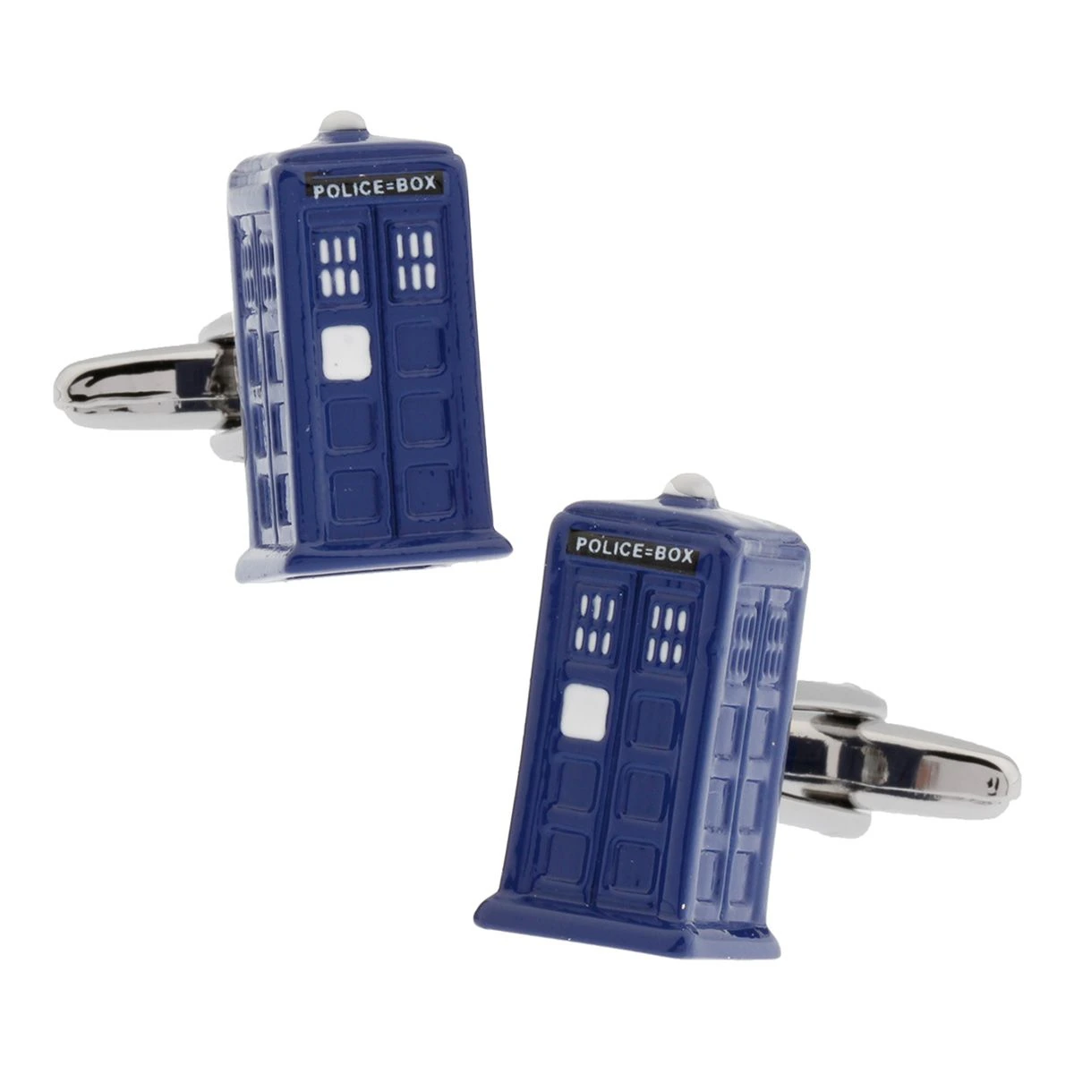 Blue Quirky Brass Cufflinks for Men