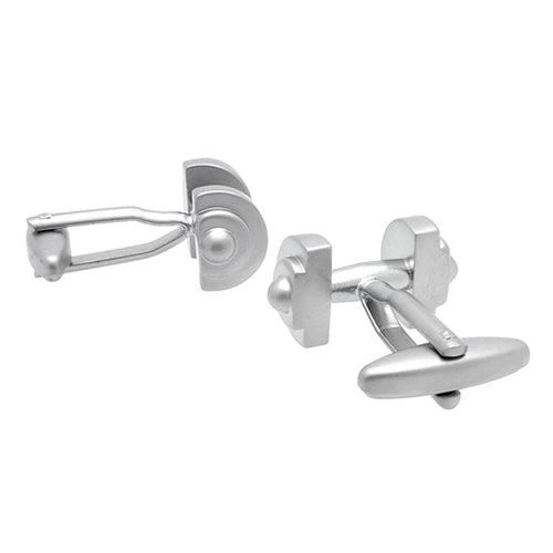 Silver Quirky Brass Cufflinks for Men