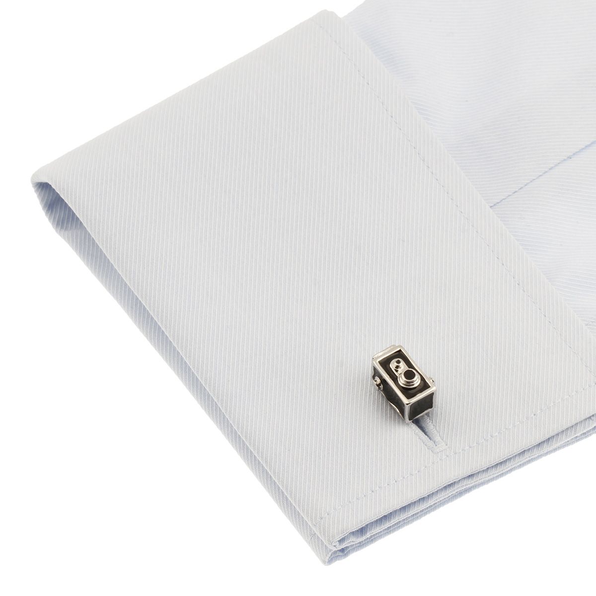 Black Quirky Brass Cufflinks for Men