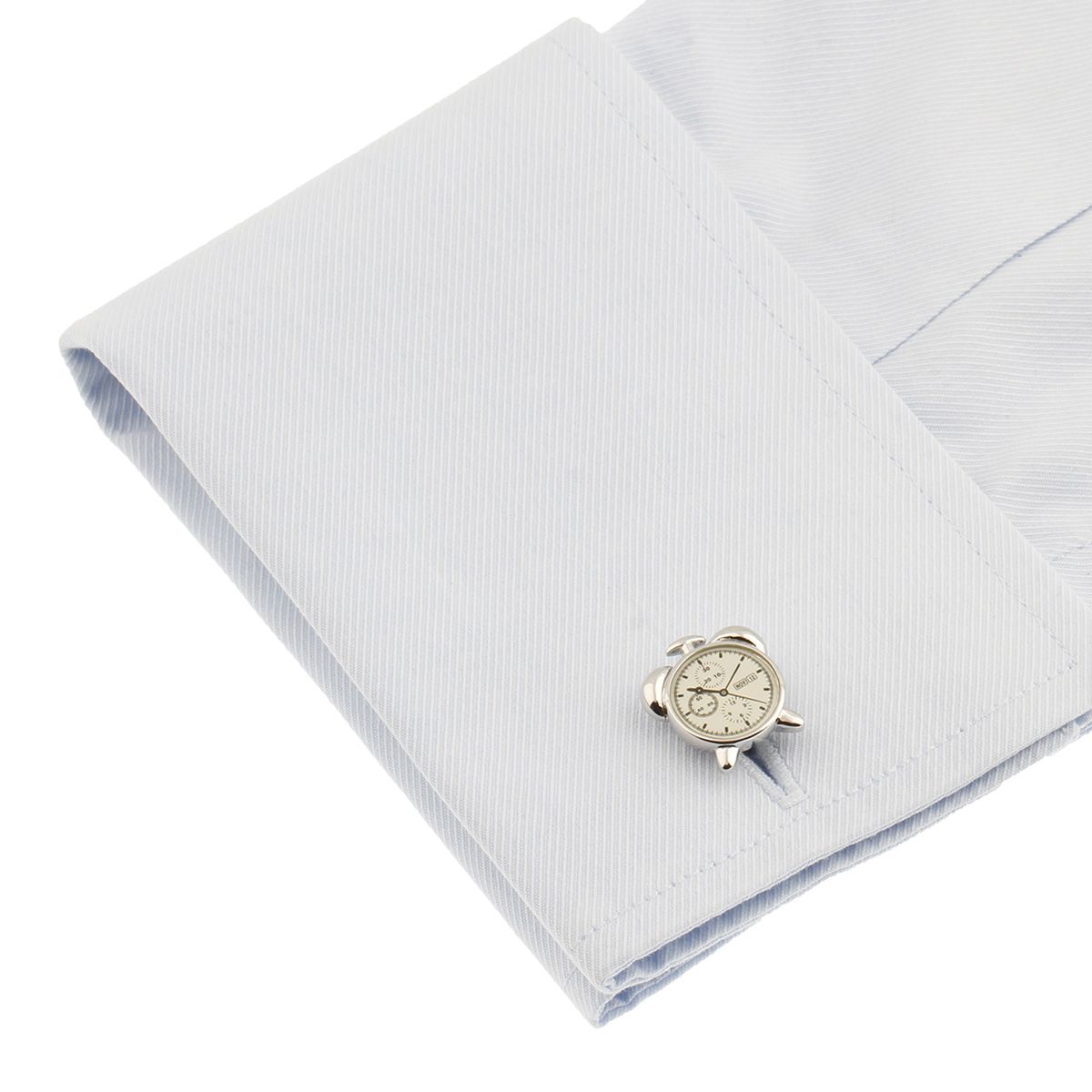 Silver Quirky Brass Cufflinks for Men