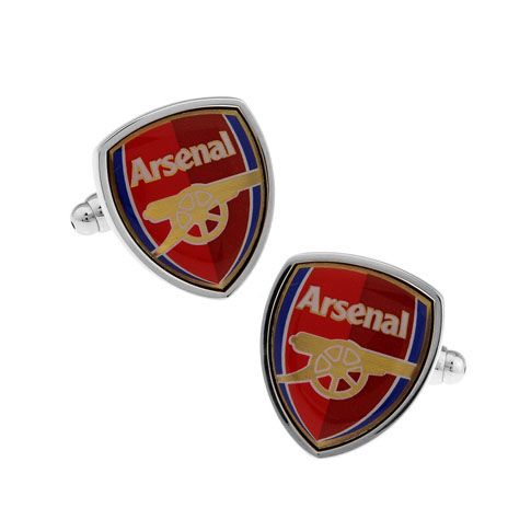 Red Quirky Brass Cufflinks for Men
