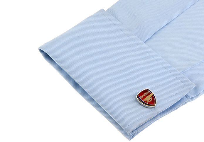 Red Quirky Brass Cufflinks for Men