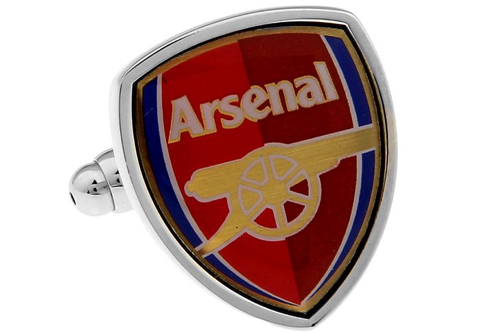 Red Quirky Brass Cufflinks for Men