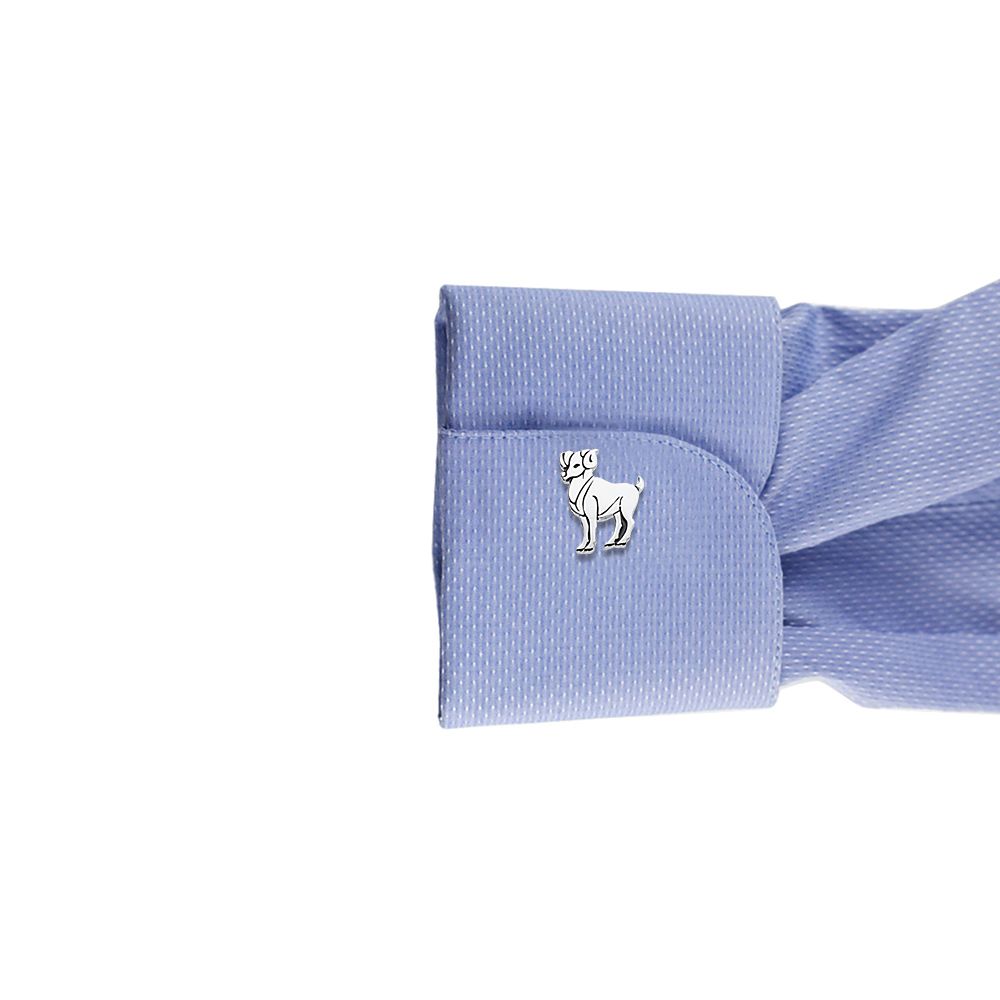 Silver Quirky Brass Cufflinks for Men