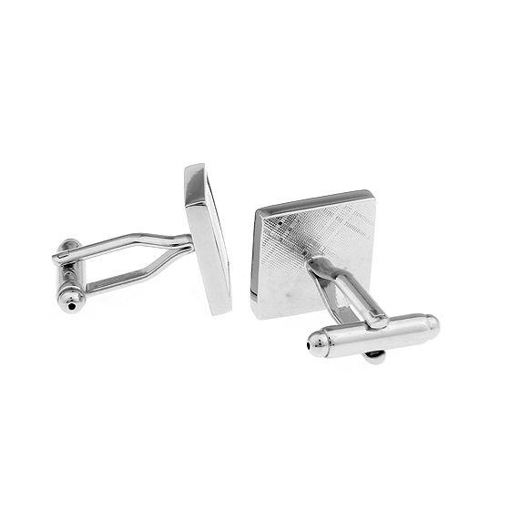 White Quirky Brass Cufflinks for Men
