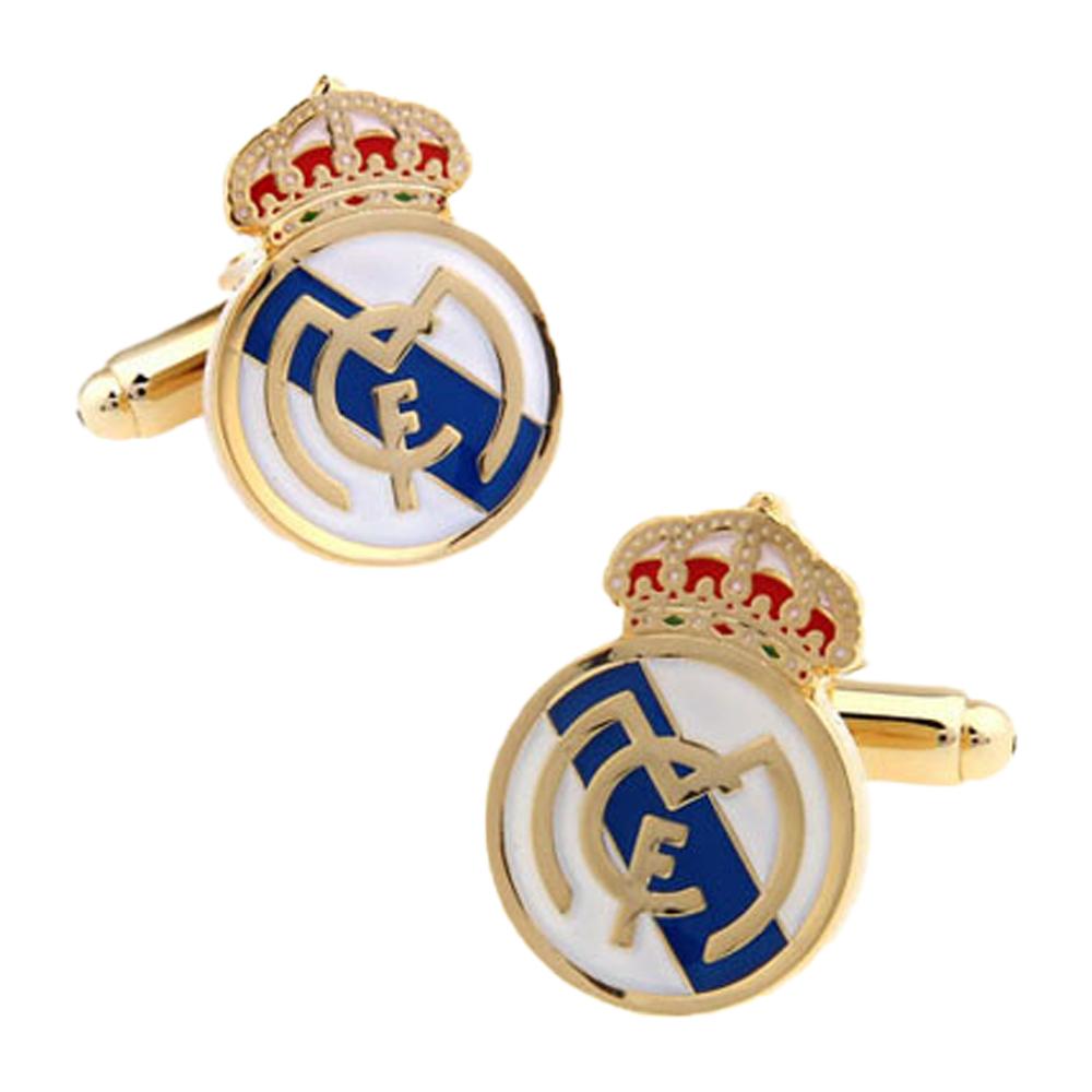 White Quirky Brass Cufflinks for Men