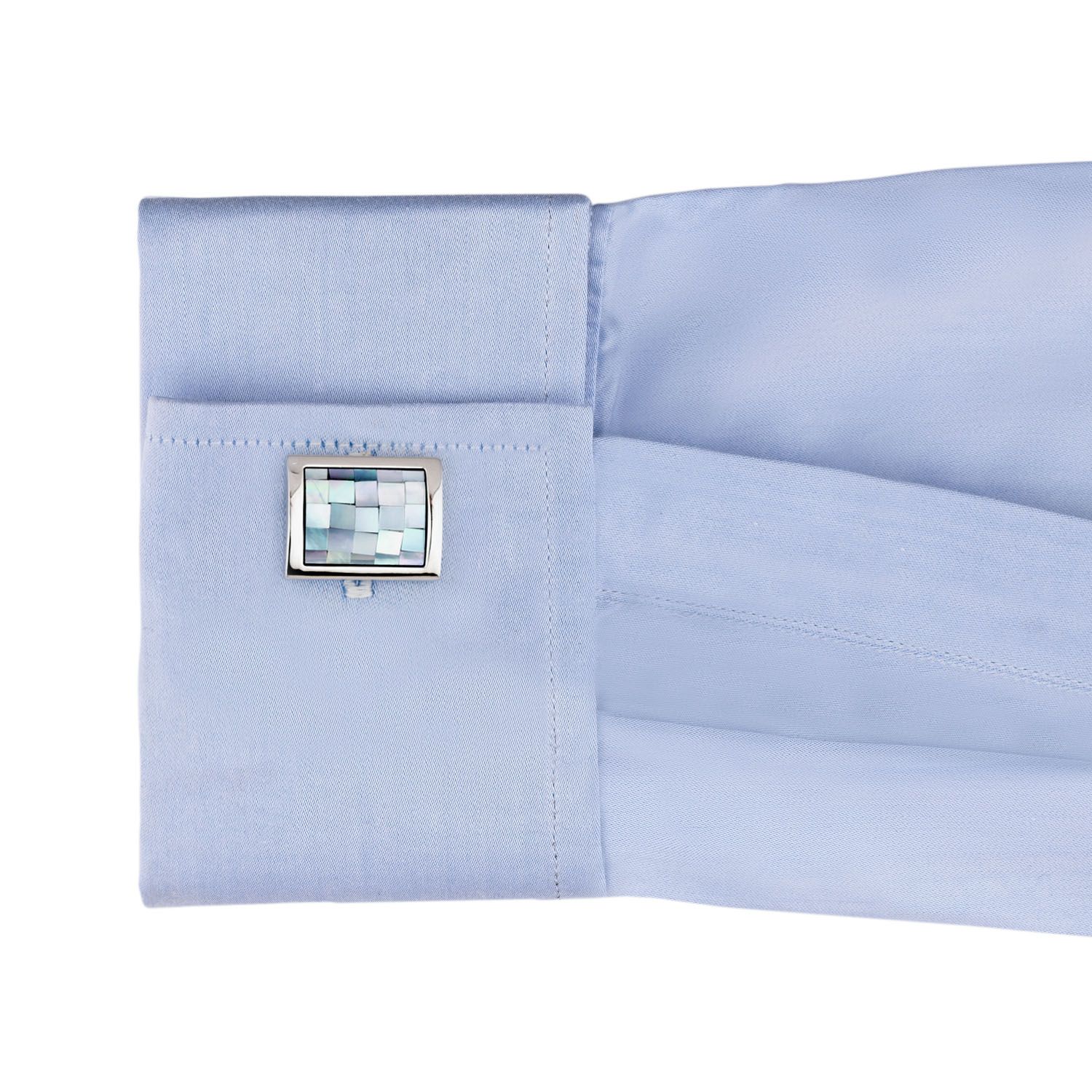 Blue Mother of Pearl Cufflinks for Men