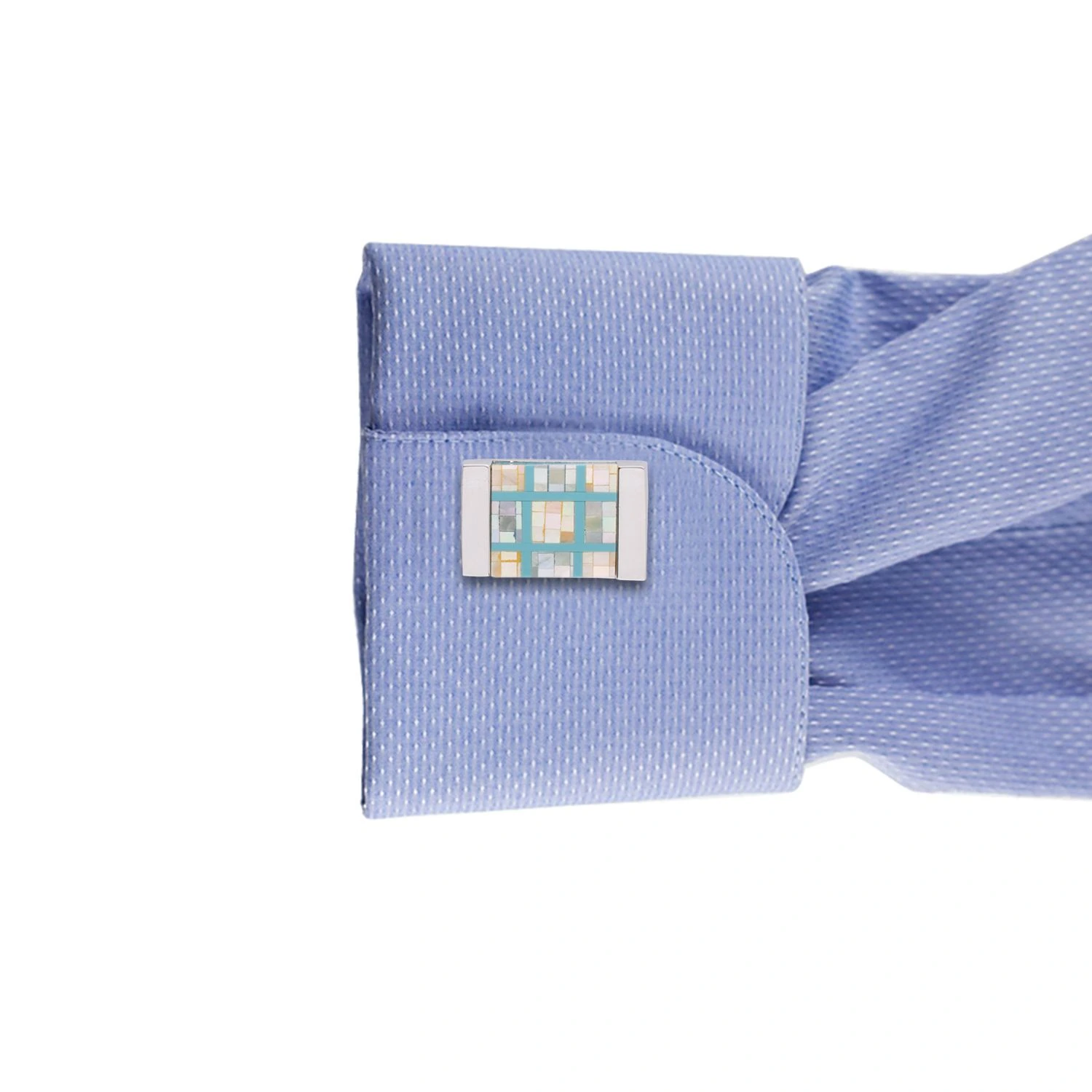Green Mother of Pearl Cufflinks for Men