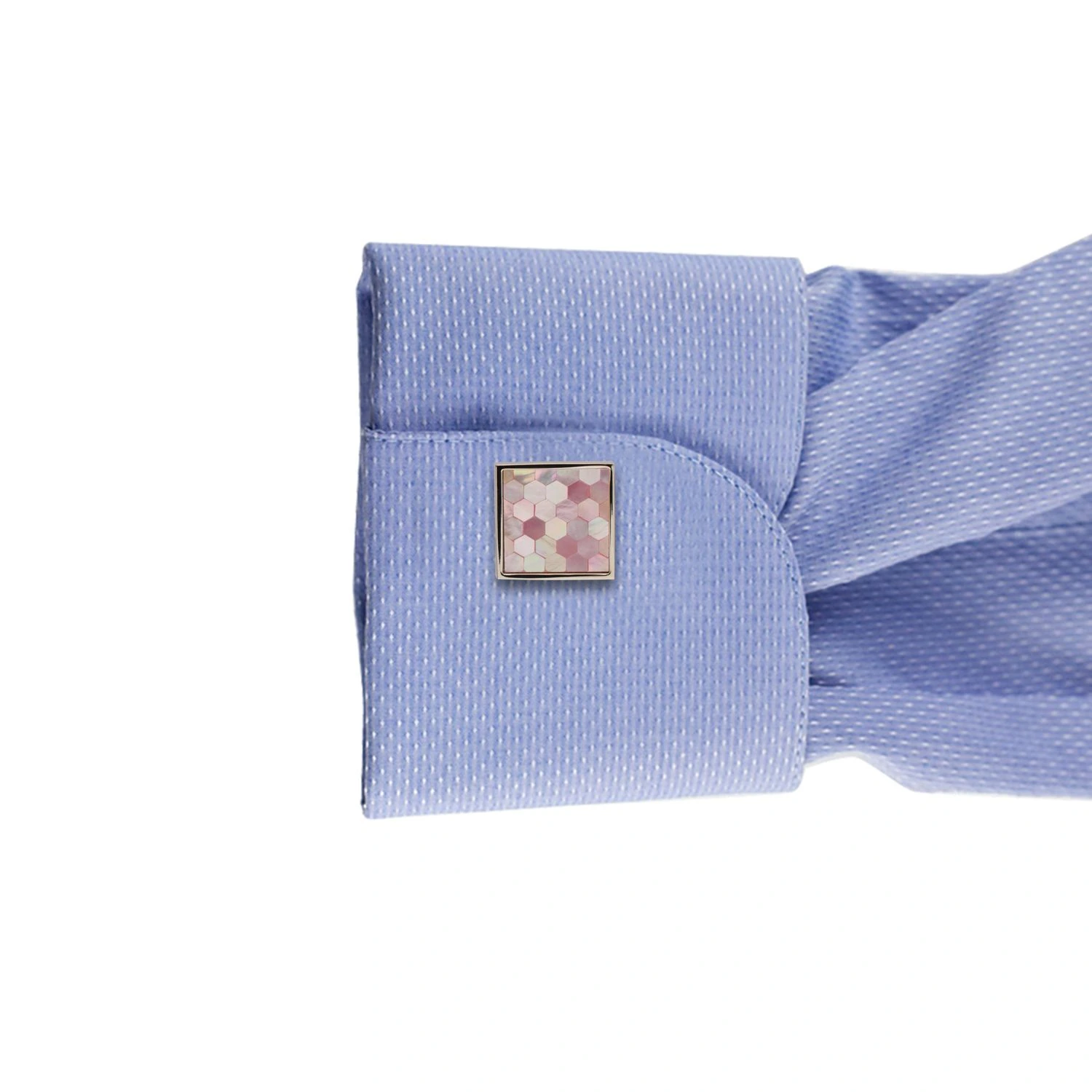 Pink Mother of Pearl Cufflinks for Men