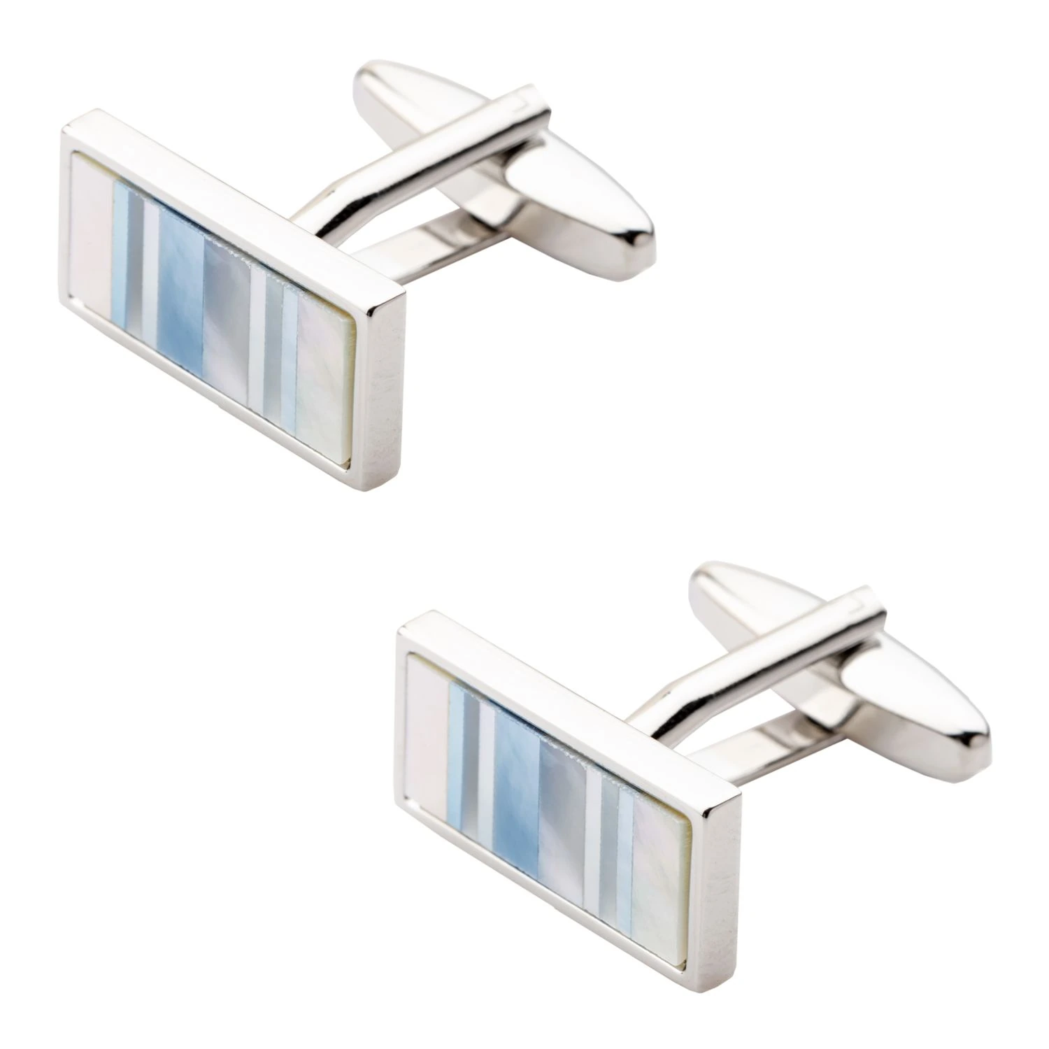 Blue Mother of Pearl Cufflinks for Men