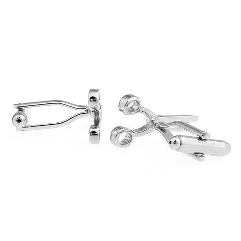 Gold Quirky Brass Cufflinks for Men
