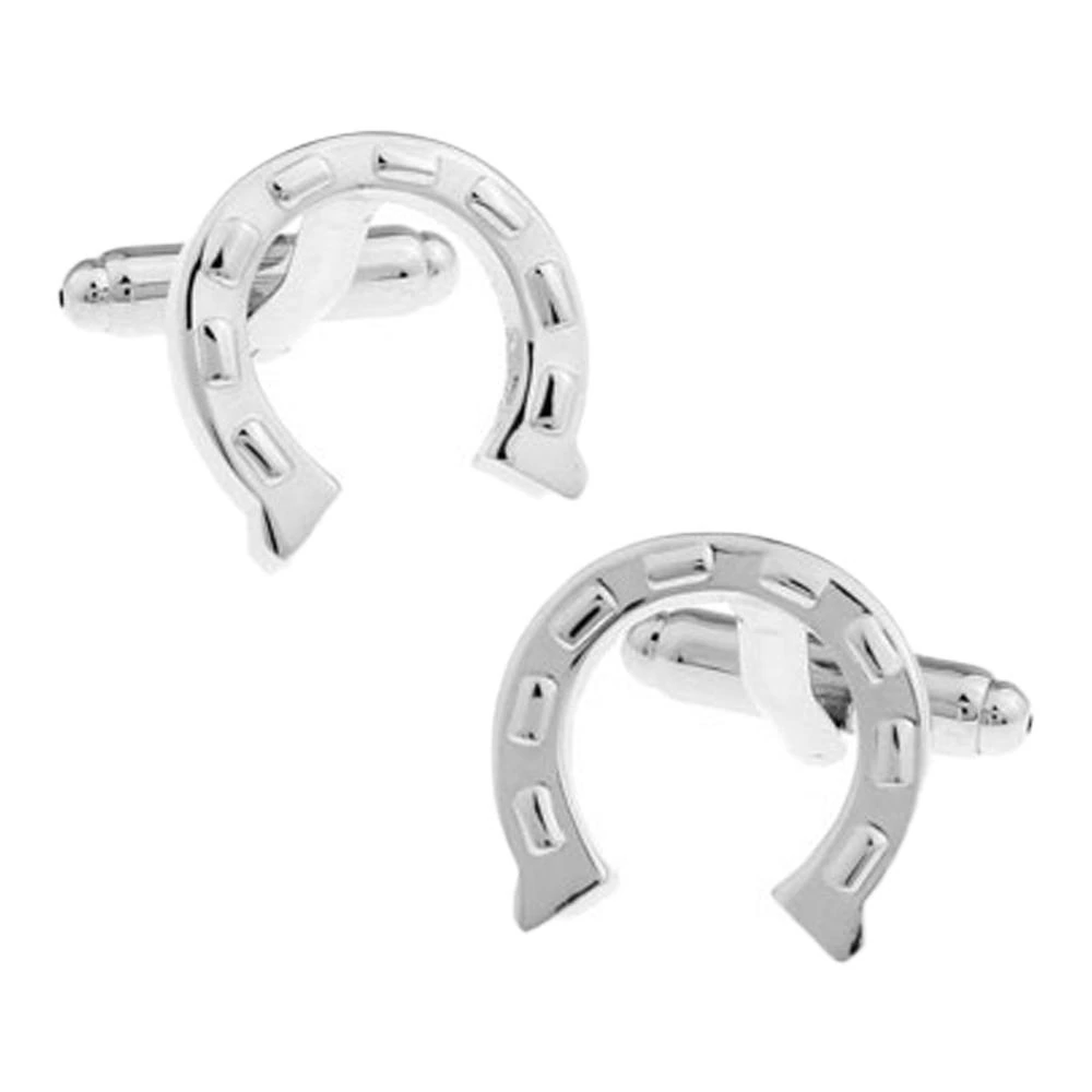 Silver Quirky Brass Cufflinks for Men