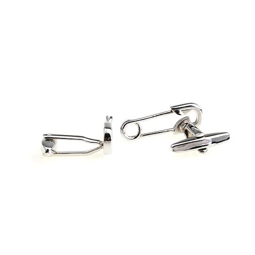 Silver Quirky Brass Cufflinks for Men