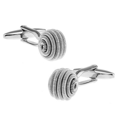 Silver Formal Brass Cufflinks for Men