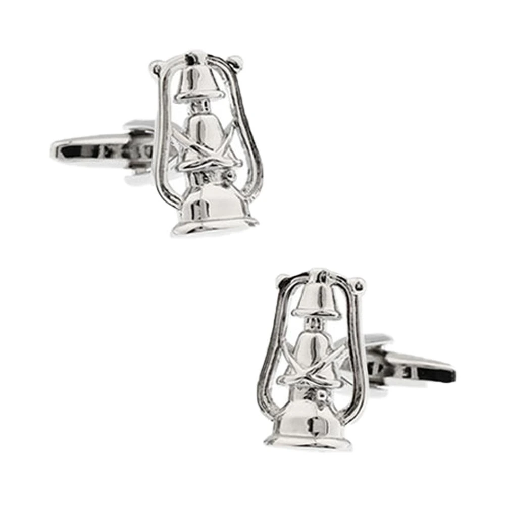 Silver Quirky Brass Cufflinks for Men