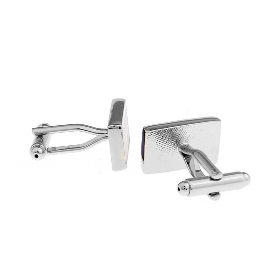 Purple Formal Brass Cufflinks for Men