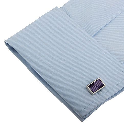 Purple Formal Brass Cufflinks for Men