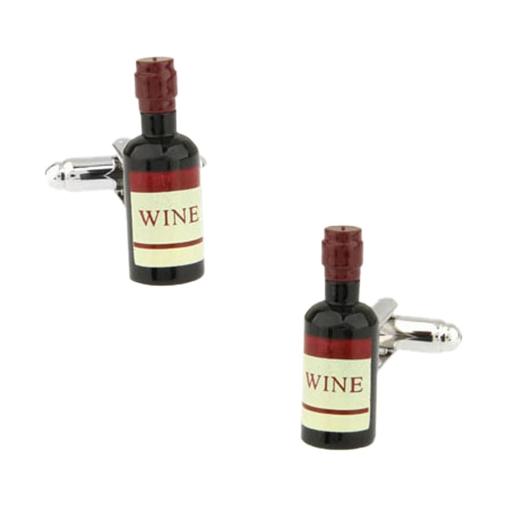 Red Quirky Brass Cufflinks for Men