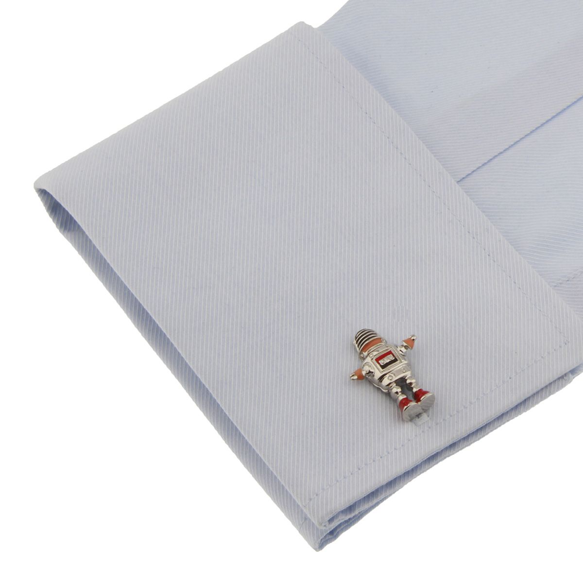 Orange Quirky Brass Cufflinks for Men