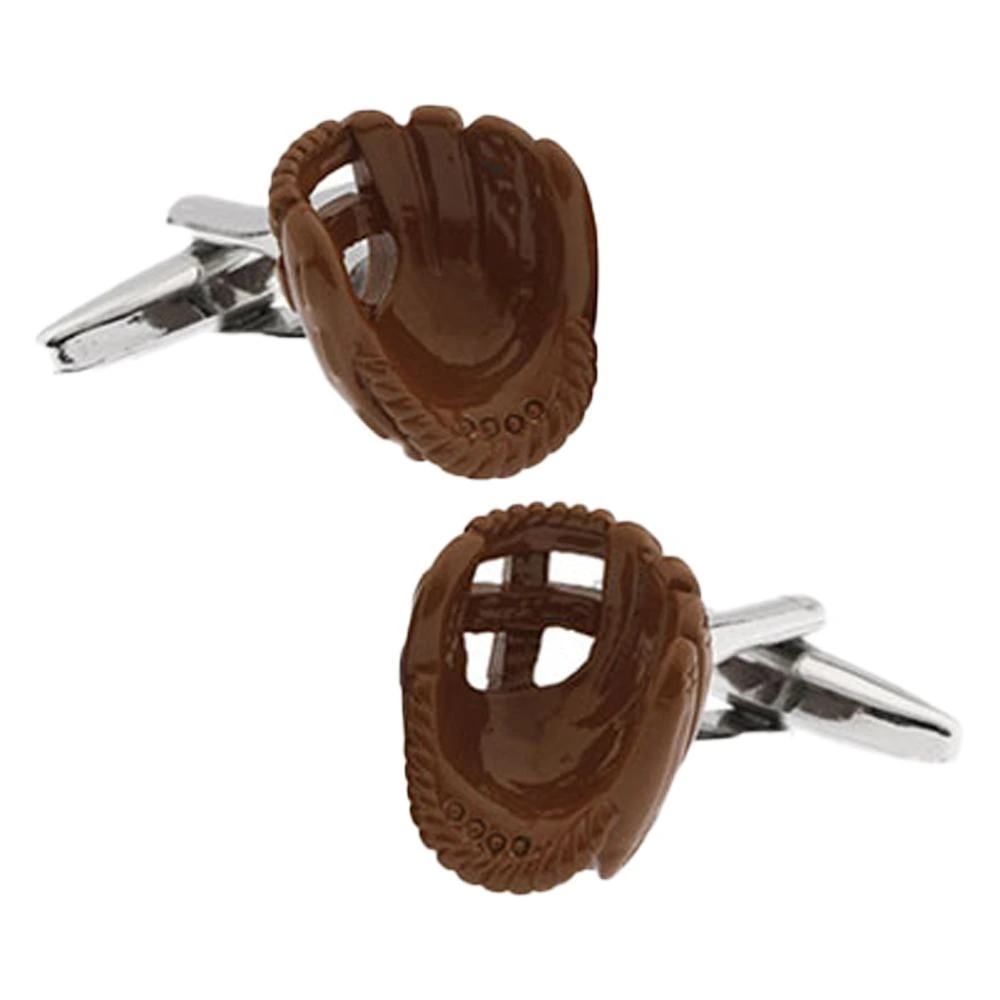 Brown Quirky Brass Cufflinks for Men