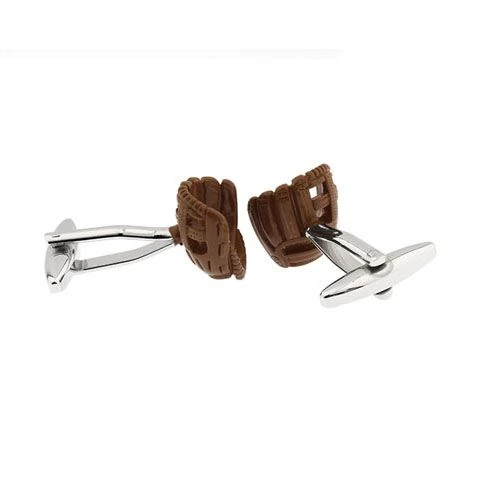 Brown Quirky Brass Cufflinks for Men
