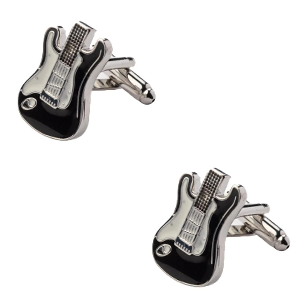Black Quirky Brass Cufflinks for Men