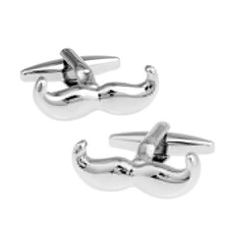 Silver Quirky Brass Cufflinks for Men