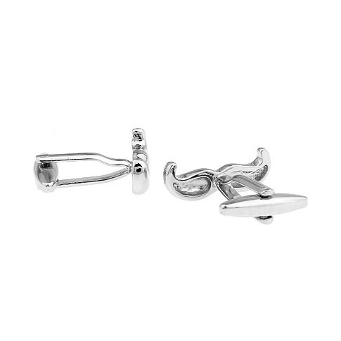 Silver Quirky Brass Cufflinks for Men