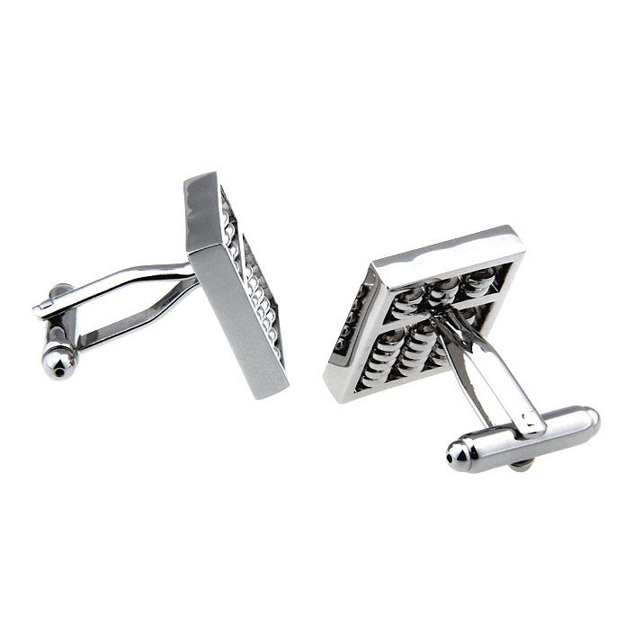 Silver Quirky Brass Cufflinks for Men