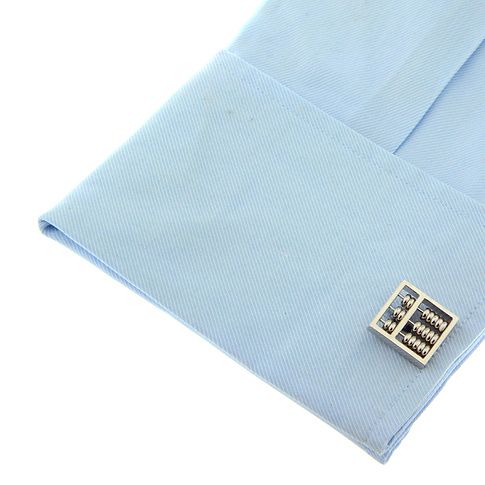 Silver Quirky Brass Cufflinks for Men