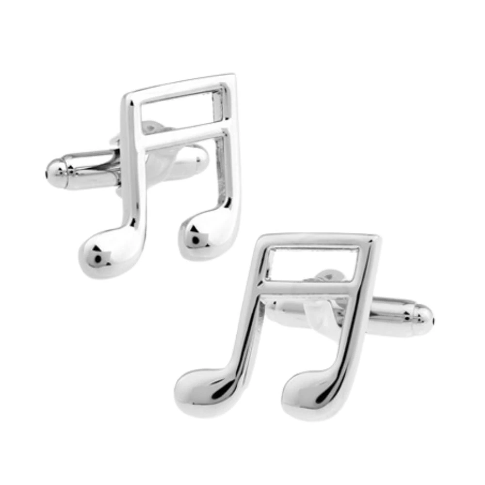 Silver Quirky Brass Cufflinks for Men