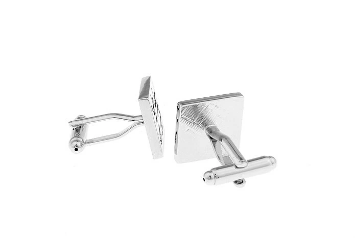 Silver Quirky Brass Cufflinks for Men
